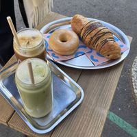 Iced coffee, Donut & Chocolate Croissant  at Bakery Bakery - Breitenrain in Bern