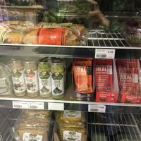 Some vegan options  at Épicerie Santé Alfalfa in Montreal