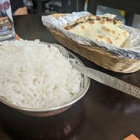 Rice and bread for two. at Sher E Punjab in Banos De Agua Santa