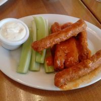 Buffalo wings at Veggie Grill in West Hollywood