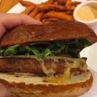 Lucky Star Burger at Veggie Grill in West Hollywood