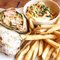 Santa Fe Chickun wrap at Veggie Grill in West Hollywood