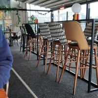 Outdoors sitting area at Brödernas in Stockholm