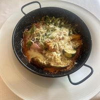 Vegan starter "Cocotte vegane"  at Alla Bella Napoli in Belluno