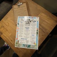 Menu #Veganuary at Don Paddy's in Oakham