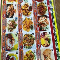 ShanState Vegetarian Restaurant menu at Shan Food in Chiang Mai