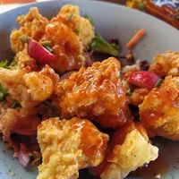 Korean Cauliflower 'Wings' at El Boquetillo in Frigiliana