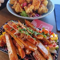 BBQ Chick'n in Jack Daniels sauce 🤤 at El Boquetillo in Frigiliana