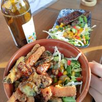 Tempura veg (vegan) at El Boquetillo in Frigiliana