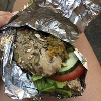 Bocadillo vegano  at Iraila Take Away in San Sebastian