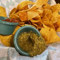 Chips and salsa  at Greengos Caribbean Cantina in St Thomas