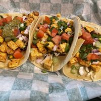 Vegan tacos at Greengos Caribbean Cantina in St Thomas