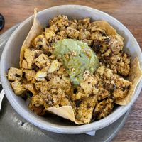 Cantina bowl with tofu at Greengos Caribbean Cantina in St Thomas