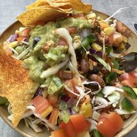 Bowl was super yumm!  at Greengos Caribbean Cantina in St Thomas