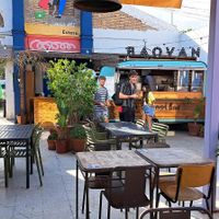 Vegan baobuns at La Fabrica de Hielo in Valencia