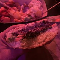 Burguer vegana de heura  at La Fabrica de Hielo in Valencia