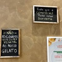 All that is eatable can be ice cream! at Vero Gelato Pizza e Café in Rio De Janeiro