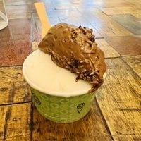 Chocolate and pineapple with cardamom  at Vero Gelato Pizza e Café in Rio De Janeiro