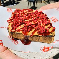 Peanut butter with jam  at Fix & Fogg in Wellington