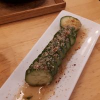 Japanese cucumber salad  at Ippudo - Louvre in Paris