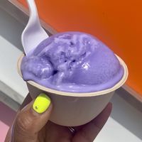 Ube ice cream is the star 💜 at Dasher & Crank in Miami