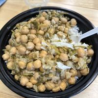 Spicy garbanzo bowl   at Vegiterranean Kitchen in Moorpark