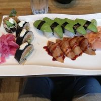 Vegan sushi at Shinto in Alvsjo