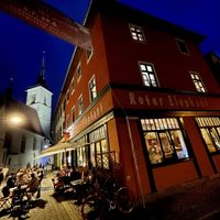 outside at Roter Elephant Café & Restaurant in Erfurt