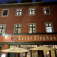 outside at Roter Elephant Café & Restaurant in Erfurt