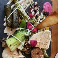 Vegan elephant platter  at Roter Elephant Café & Restaurant in Erfurt