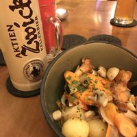 Thüringer Kloßbällchenpfanne   at Roter Elephant Café & Restaurant in Erfurt