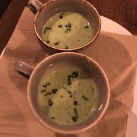 cucumber soup  at Försters in Berlin
