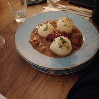 Klöße und "Gulasch" 😍 at Försters in Berlin