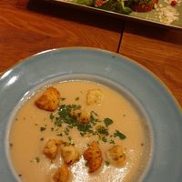 Parsnip soup at Försters in Berlin