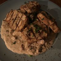 Creamy chanterelles with dumplings   at Försters in Berlin