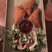 Vegan cheese wedges with cranberries  at Försters in Berlin