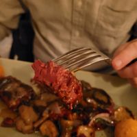 Medaillons von innen: super saftig! at Försters in Berlin