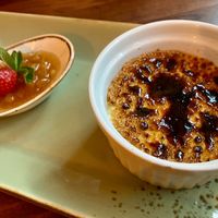 Creme brulee!!! at Försters in Berlin