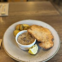 Vegan schnitzel  #Veganuary at Försters in Berlin