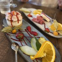 strawberry tiramisu so delicious  at Försters in Berlin