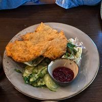 ‘chicken’ schnitzel  at Försters in Berlin