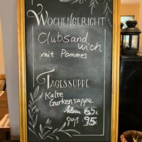 Daily specials on a Tuesday at Försters in Berlin