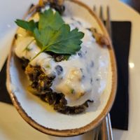 Amuse: schwarze Linsensalat at Försters in Berlin