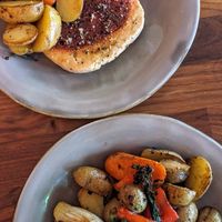 Roast Beef mit Gemüse at Försters in Berlin