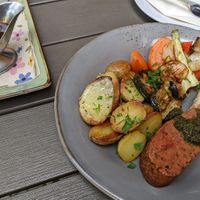 Vegan lamb at Försters in Berlin