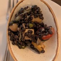 Lentil appetizer at Försters in Berlin