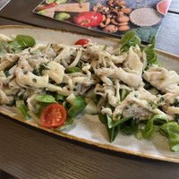 oyster mushroom ceviche  at Försters in Berlin