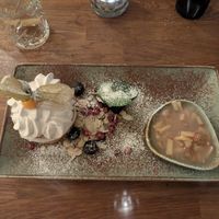 Tiramisu with appel chutney at Försters in Berlin