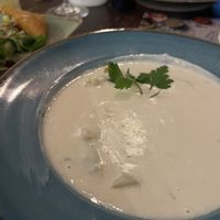 Asparagus soupe / soupe d'asperges  at Försters in Berlin