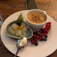 Creme brulee at Försters in Berlin